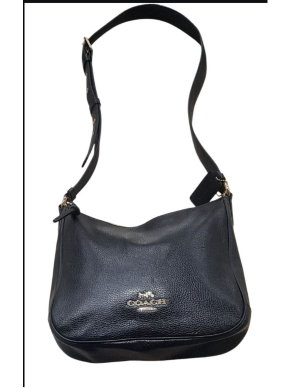 COACH ELLIE file bag C1648 Black Leather - Shoulder Bag